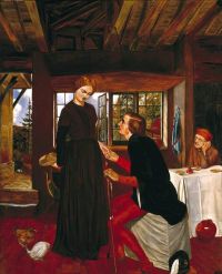 Stephens Frederic George The Proposal canvas print