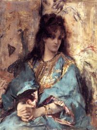 Stevens Alfred A Woman Seated In Oriental Dress