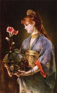 Stevens Alfred Portrait Of A Woman