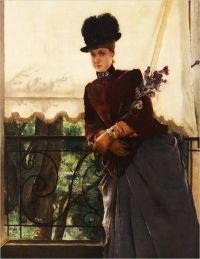 Stevens Alfred Portrait Of Mademoiselle Dubois 1884
