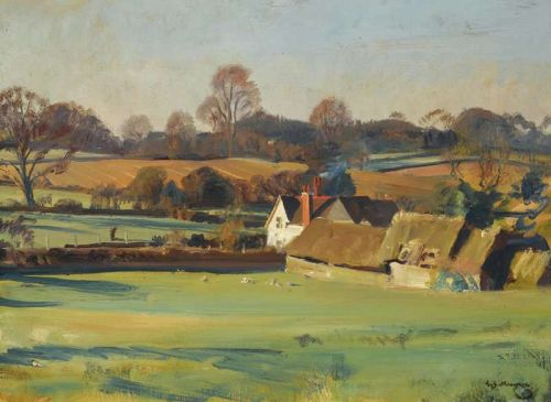 Stevens Alfred Steps Farm Stoke By Nayland Suffolk Before 1951 canvas print