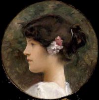 Stewart Julius Leblanc Profile Of Young Girl 1905