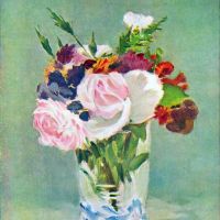 Stilleven met bloemen 2 door Manet