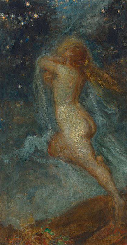 Stock Henry John The Spirit Of The Night 1898 canvas print