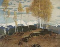 Stokes Adrian Scott Autumn In The Mountains Ca. 1903