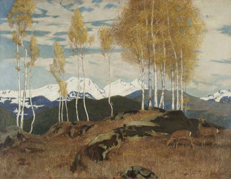 Stokes Adrian Scott Autumn In The Mountains Ca. 1903 canvas print