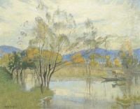 Stokes Adrian Scott Lake Locarno Ca. 1920 canvas print