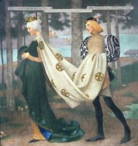 Stokes Adrian Scott The Queen And The Page Ca. 1896 canvas print