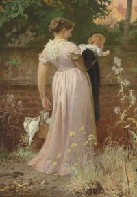 Stone Marcus In The Garden 1874 canvas print