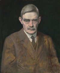 لوحة Strang William Self Portrait 1917 مطبوعة على القماش