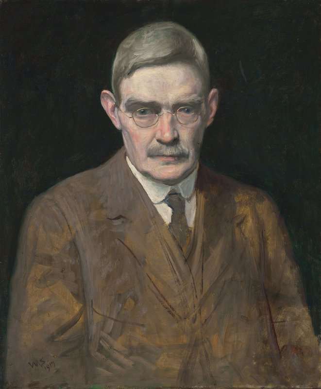 Strang William Self Portrait 1917 canvas print