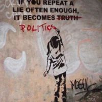 Straatkunst Banksy Politics