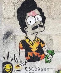 Straßenkunst Escobart