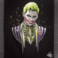 Street Art Joker canvas print