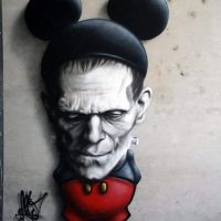 Arte callejero Mickeynstein