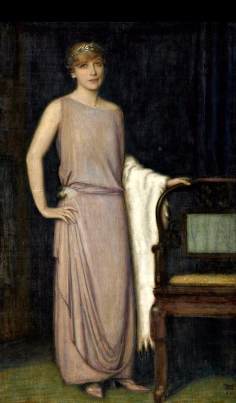 Stuck Franz Von A Portrait Of Marianne Mechler 1924 canvas print
