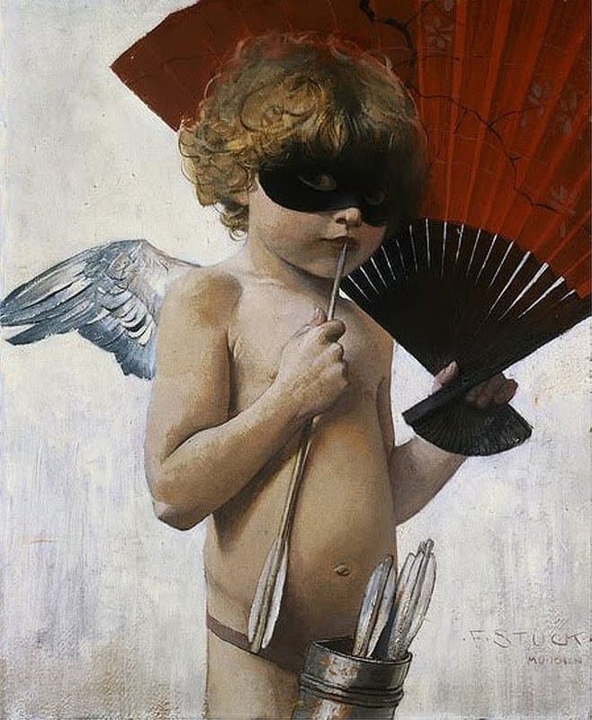 Stuck Franz Von Cupid At The Masquerade Ball Ca. 1887 88 canvas print