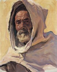 Styka Adam An Arab From El Oued Before 1926 canvas print