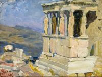 Styka Adam Erechteion canvas print
