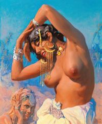 Styka Adam The Dancer canvas print