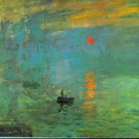 Zonsopgang door Monet