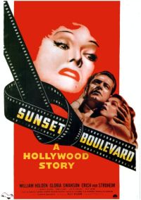 Sunset Boulevard 1950 영화 포스터 캔버스 프린트