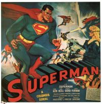 Poster del film Superman 1948va stampa su tela