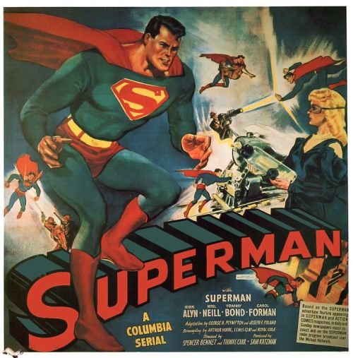 Superman 1948va Movie Poster canvas print