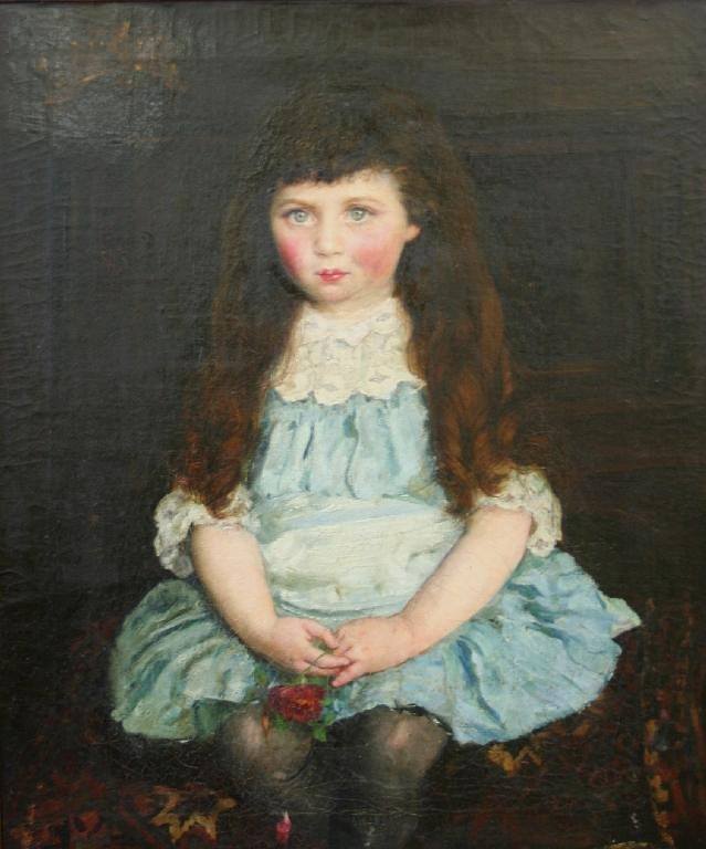 Swynnerton Annie Louisa Lilie Daughter Of W. Mcgrath canvas print