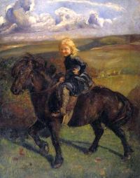 Swynnerton Annie Louisa Miss Elizabeth Williamson On A Pony 1906