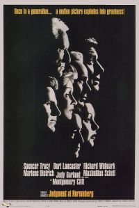 T Norimberga 1961 Movie Poster stampa su tela