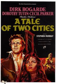Historia de dos ciudades 1956 póster de película