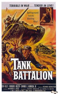 Tank Battalion 1958 Movie Poster canvas print