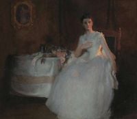 Tarbell Edmund Charles After The Ball Ca. 1890 canvas print