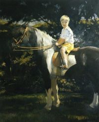 Tarbell Edmund Charles Edmund On His Pony Peanut 1930