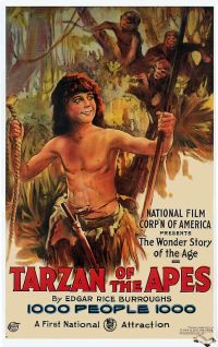 Poster del film Tarzan delle scimmie 1920