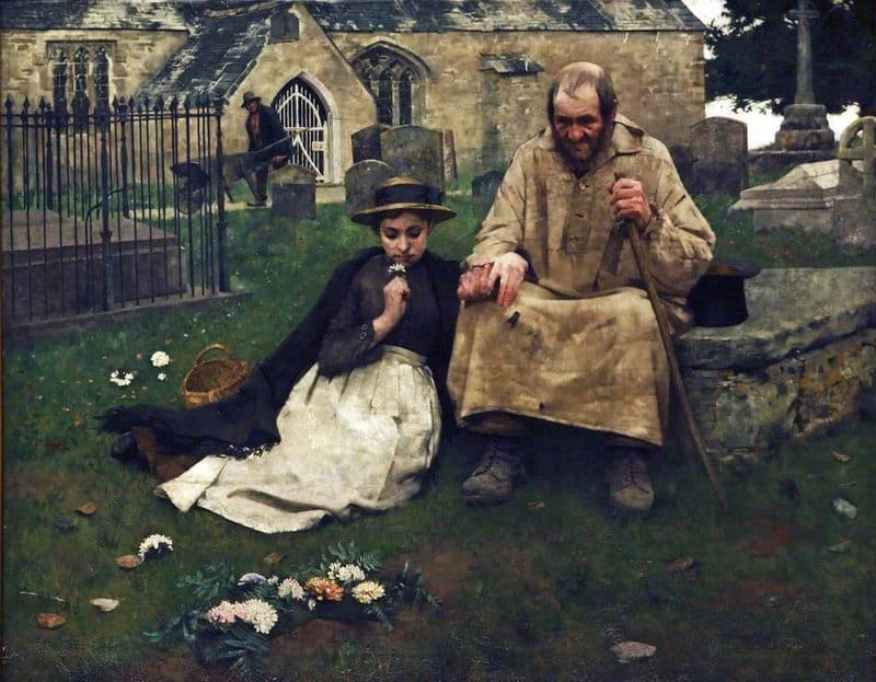 Tayler Albert Chevalier Not Lost But Gone Before 1886 canvas print