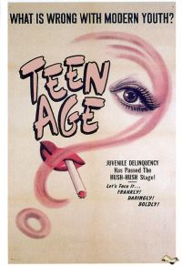 Póster de la película Teen Age 1944va, impresión en lienzo