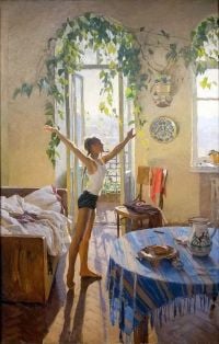 Tetyana Yablonska Morning 1954