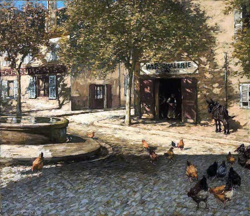 Thangue Henry Herbert La A Provencal Forge Ca. 1920 canvas print