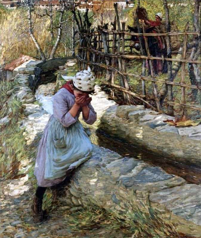 Thangue Henry Herbert La From A Ligurian Spring 1904 canvas print