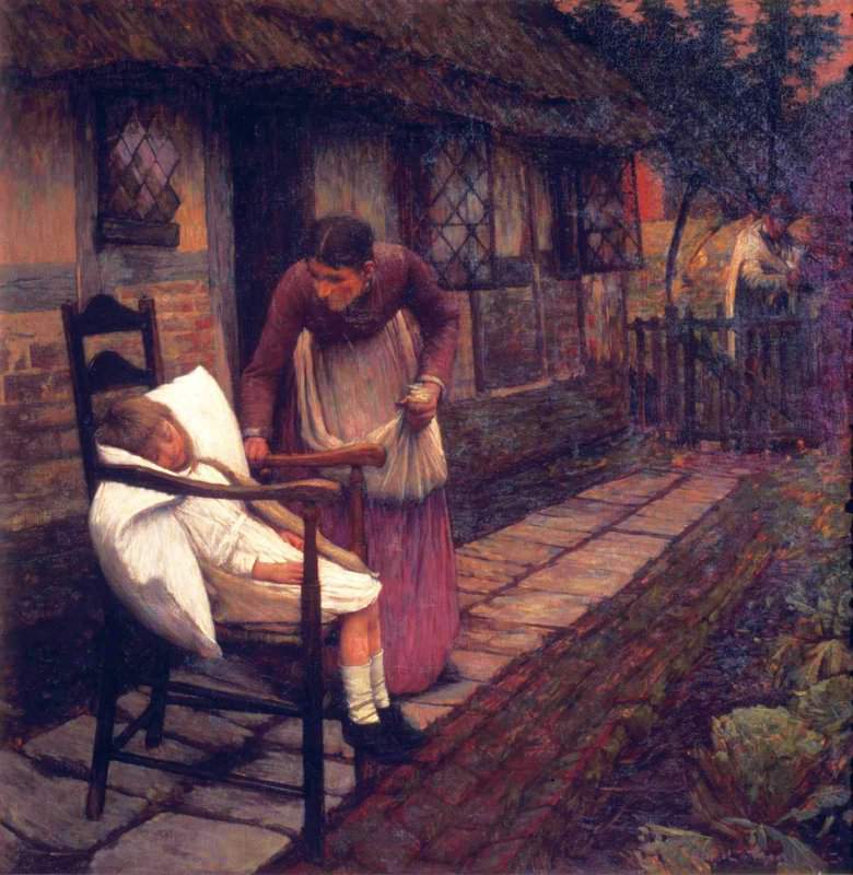 Thangue Henry Herbert La The Man With The Scythe Ca. 1896 canvas print
