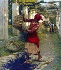 Thangue Henry Herbert La Violets For Perfume Ca. 1913 canvas print