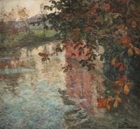 Thaulow Frits River Scene 1901