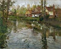 Thaulow Frits Spring On The River Somme