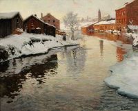 Thaulow Frits The Old Factory Akerselva