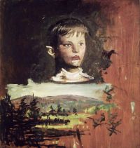 Thayer Abbott Handerson Head Of A Boy canvas print