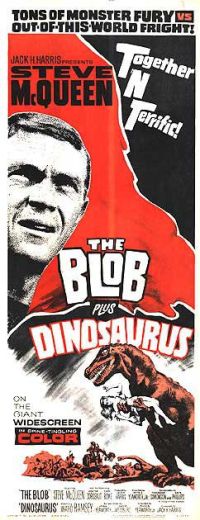 ملصق فيلم Blob and Dinosaurus ذو الميزة المزدوجة