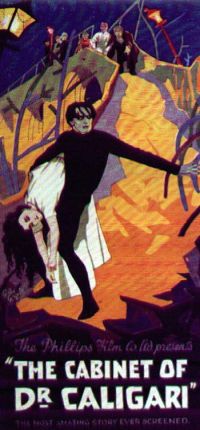 Stampa su tela The Cabinet Of Dr.caligari 3 Movie Poster