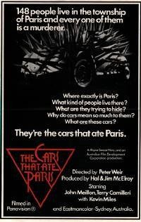 Poster del film Le auto che mangiarono Parigi, stampa su tela